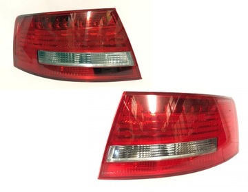 Audi a6 c6 04-08 led backlight sedan new headlights complete, фото