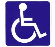 Sticker avisa inwalida blue 1/ 01044, фото