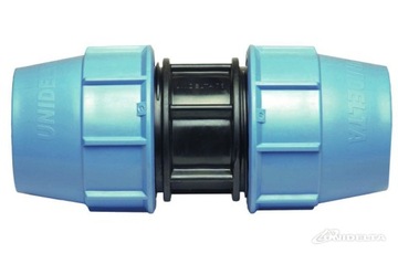 Double connector pe-pe connector fi 90 connector to pipes spigot, фото