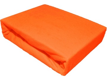 Sheet terry cloth with elastic band 200x180 red, фото