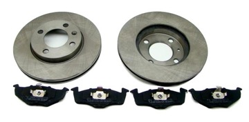 Disks x2+ pads front cordoba ibiza golf 3, фото