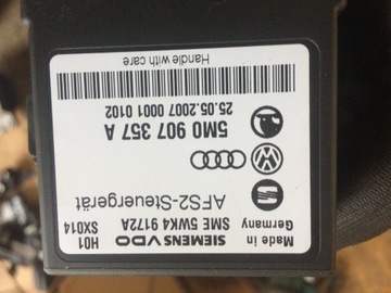 Vw audi seat skoda block headlights bixenon 5m0907357a, фото