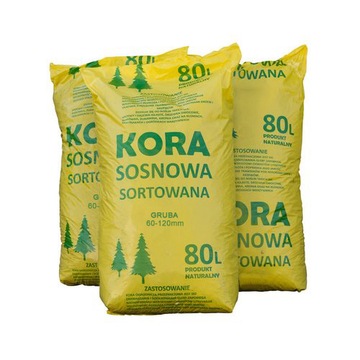Thick bark pine garden 3 bags x 80l crank-package, фото