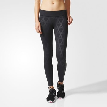 Leggings adidas black climalite wo seas aj5067 left, фото
