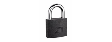 Padlock with a shackle cast iron turnkey lob 40mm 3 keys, фото