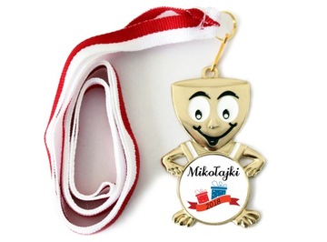 Medal usmieszek for a gift santa claus to nikolay festive, фото