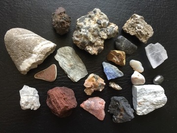 Mineral minerals set 315 g 20 pieces, фото
