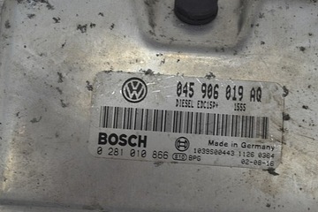 Vw audi computer control unit 045906019aq 0281010866, фото