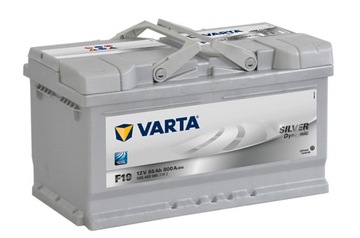 Аккумулятор 85ah/ 800a права+ varta f19 серебро динамический 315x175x190mm l4a, фото