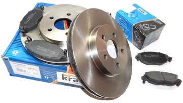 Disks+ pads front ford mondeo 3 mk3 kraft, фото