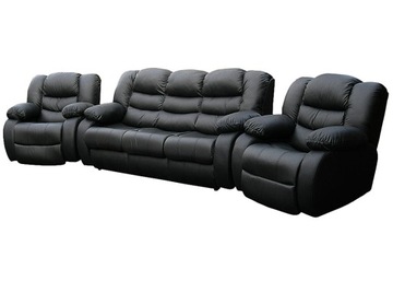 Furniture set 3+ 1+ 1 borys sofa+ 2 seat skin, фото