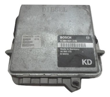 Компьютер opel omega 2. 5td 90379298 0281001215, фото