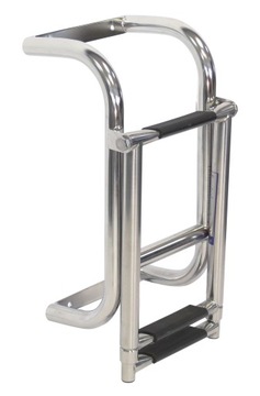 8867 ladder 3 levels left= 700 stainless steel a4, фото