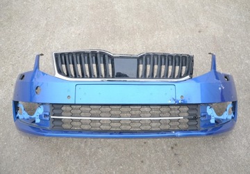 Front bumper skoda octavia 3 restyling 5e0807221n, фото