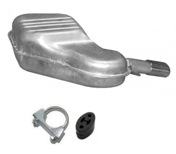 Volvo s60 2.0 2.3 2.4 (2001-2006) труба выхлопная задний, фото