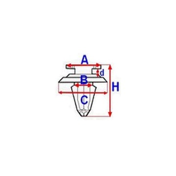 Clip overlays decorative peugeot 306- 405 fra, фото