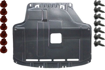 Ford fiesta mk7 vii 08- protection motor clips, фото