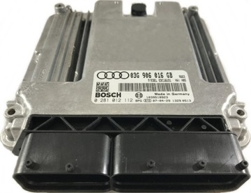 Computer ecu audi a6 03g906016gb 0281012112 clean, фото