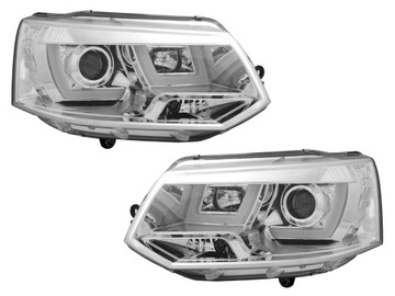 Рефлектор day легкий led подсветка vw t5 рестайлинг t6 transporter, фото