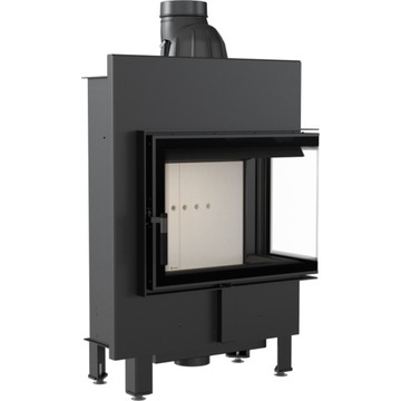 Fireplace liner fireplace angular right lucy thin 12 kw eco-project+ free of charge, фото