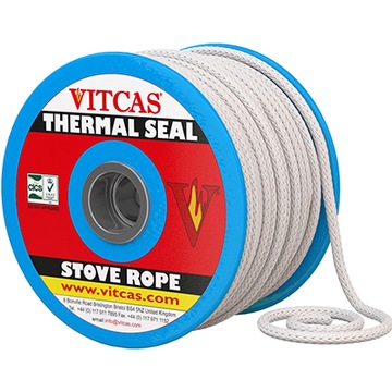 Heat-resistant cord 3 mm white (tough) vitcas, фото