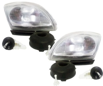 Fiat seicento headlight headlights lantern left+ p2 depo, фото