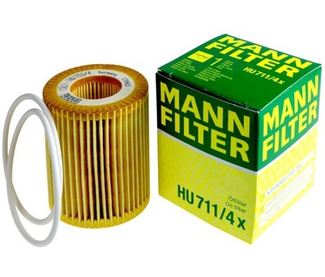 Opel 1. 9cdti saab 1. 9tid grease filter mann hu711/ 4x, фото