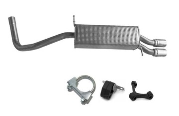 Audi a1 1.4 tfsi 90kw (2010-2015) хетчбек труба выхлопная задний, фото