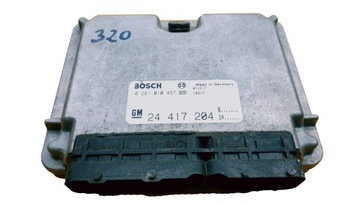 Ecu opel astra g omega 2.2 dti 0281010457 24417204, фото