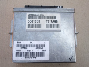 Saab 9-95 2, 0t компьютер двигателя 5561308 55559333, фото