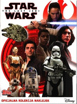 Star wars last jedi 10 sachets - 50 stickers, фото