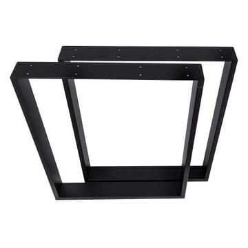 Legs for tables square 70x72 centimeters 2 pieces black, фото