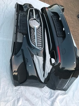 Mercedes s coupe 217 rear bumper w217 complete, фото