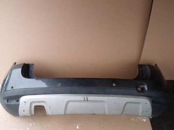 Rear bumper back dacia duster з overlay stepaway, фото