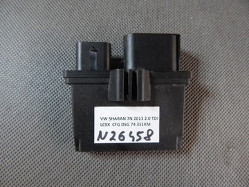 Vw sharan 7n control unit pump fuel f01c380095, фото