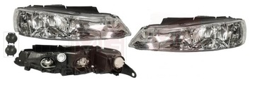 Headlights peugeot 406 99-04 complete depo, фото