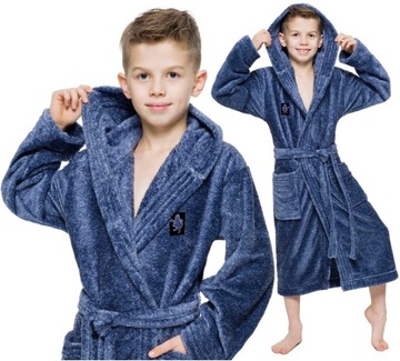 Rough warm downy lovely robe boyish 140, фото