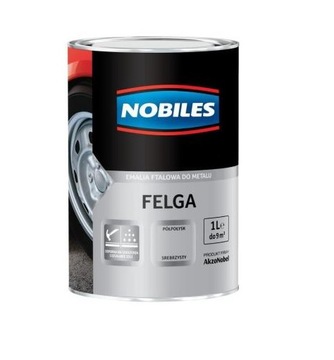 Nobiles фарба для колісних дисків срібло 1L