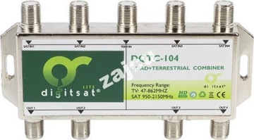 4xsat + T V combiner к Quad конвертер dqtc-104