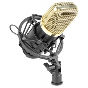 Конденсаторний мікрофон CM400B Studio чорний і золотий