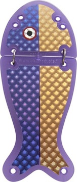 VK-SALMON 2 flasher-16,5 cm PURPLE / GOLD