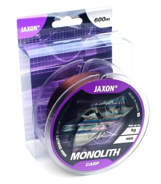 Волосінь JAXON MONOLITH CARP 0.35 MM 23KG 600m Japan Brown