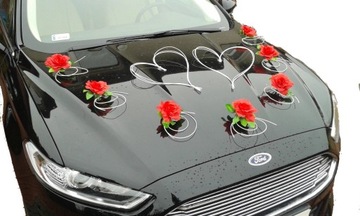 Свадебное украшение автомобиля авто украшения для свадьбы