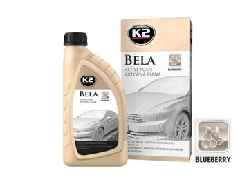 K2 BELA 1L aktywna piana, mycie auta, BLUEBERRY