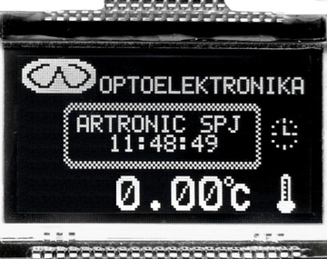 ART LCD 128x64-CF COG LED ж/КК 3В с сенсорной панелью-ЭМ