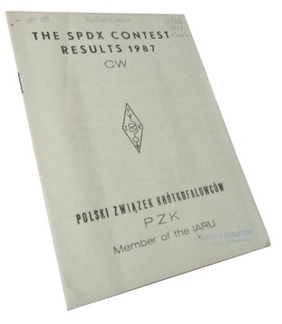 The Spdx Contest Results 1987 CW рации