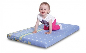 Пенопластовый матрас для детской кроватки 120x60, цветной