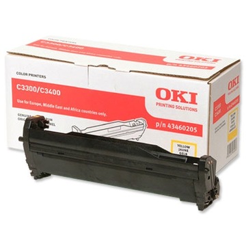 Барабан OKI c3400 43460205 желтый (желтый) для OKI