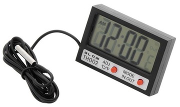 Цифровой термометр панель открытый зонд часы