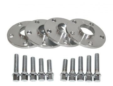 ПРОСТАВКИ + БОЛТЫ 5X112 10MM 57,1 VW AUDI SEAT